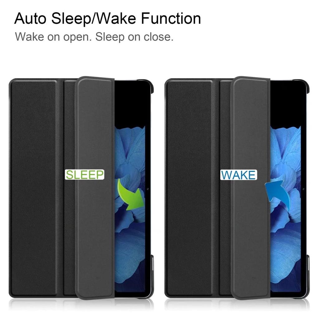 Чехол Funda для Xiaomi Redmi Pad 10,6 дюйма, ультратонкий, тройной, умный чехол с подставкой и автоматическим пробуждением/сном