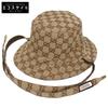 Gucci [Excellent Condition/Domestically Authorized] 626917 4HK78 2565 GG Canvas/Nylon Reversible Bucket Hat Hat M 22.8" Beige/KhakiUsed