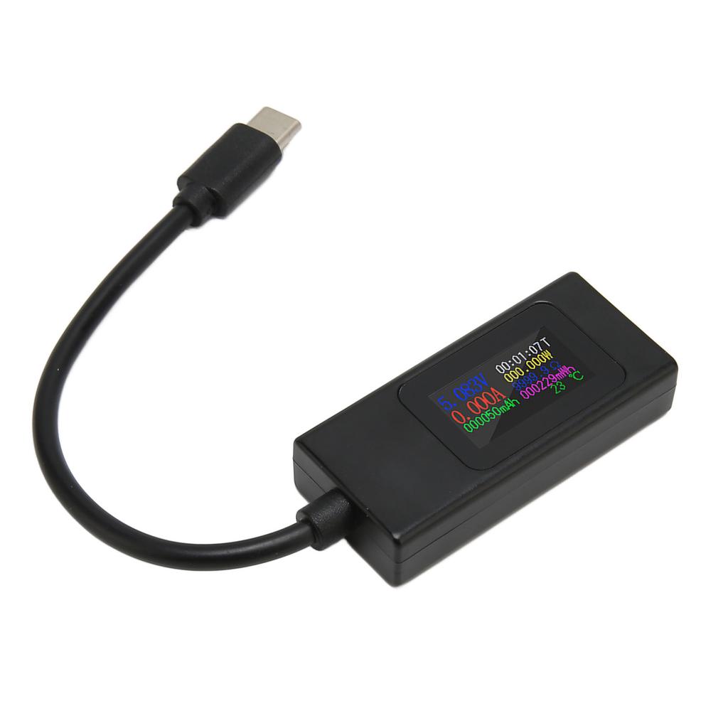 Профессиональный USB-тестер Ток Напряжение Мощность Время Точное измерение Двунаправленный USB C метр