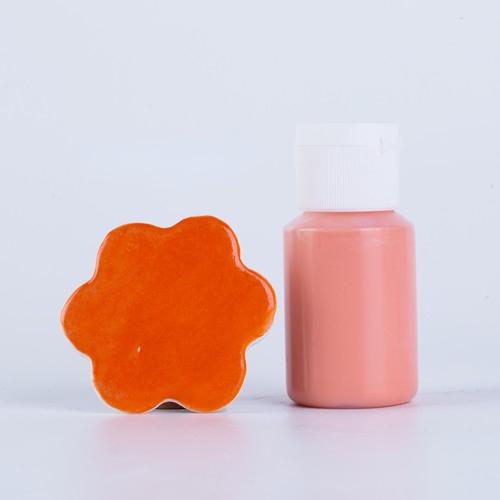 24 цвета Керамический подглазурный цветной концентрат Стабильный и прочный 60 мл Пигмент для керамики Средняя температура 1180-1320 ℃