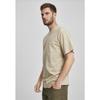 T-shirt - URBAN CLASSICS - Basic Tall - Crème - Manches courtes - Col arrondi