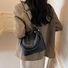 Модная универсальная маленькая сумка женская новинка 2024 года осень-зима ретро сумка-ведро для поездок на работу нишевая сумка высокого класса через плечо