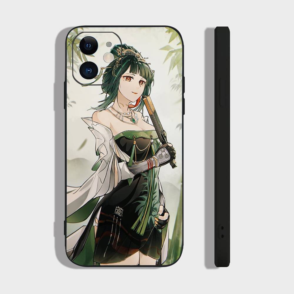 Hanying Zitheriwo Анимированная Мобильная Игра P-PGR Чехол для Телефона Для IPhone 17 Air 16 15 14 13 Pro Max 11 12 Черный Силиконовый Чехол