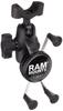 Комплект базового крепления RAM MOUNTS на руль для смартфонов с диаметром руля X-Grip & (Короткая рука) 19мм-25.4мм, Черный, RAM-B-408-75-1-A-UN7U