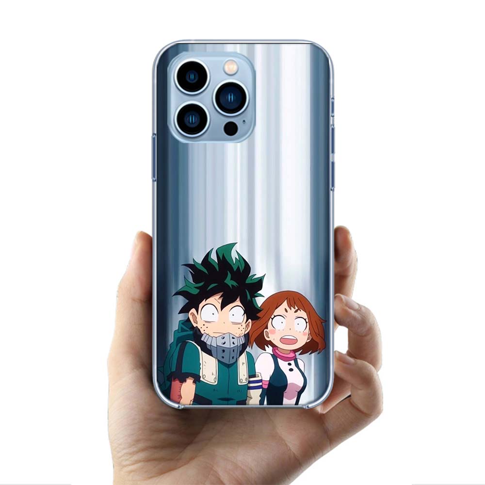 1pc Ochako Uraraka Cases Phone Case For Iphone 17E 16E 17 Air 16 Pro Max 15 Pro 14 Plus 11 13 12 Mini Cover Cases Compatible wit