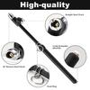 CZC AUTO Tire Pressure Gauge Heavy Duty Air Pressure Tire Gauge, Straight-on Foot Dual Head Chucks, Black Painting, 10-150PSI 100-1000KPa for Semi
