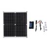 Solar Panel Charge Controller Set Monocrystalline Silicon 25W 10A Fast Charging Battery Free Drive