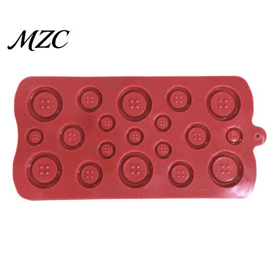 Chocolate Candy Making Tool Button Silicone Mold, Food Grade Non Stick Casting Easy Release Mold Tray, Flexible for DIY Baking And Crafting