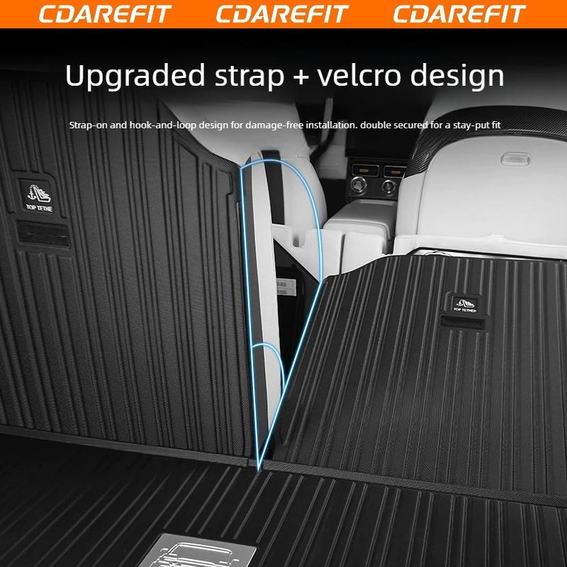 For Chery ICAUR V23 Car Waterproof Trunk Lower Layer Storage Mat Seatback Thicken Trunk Mat Scratch-Resistant Dedicated Pad