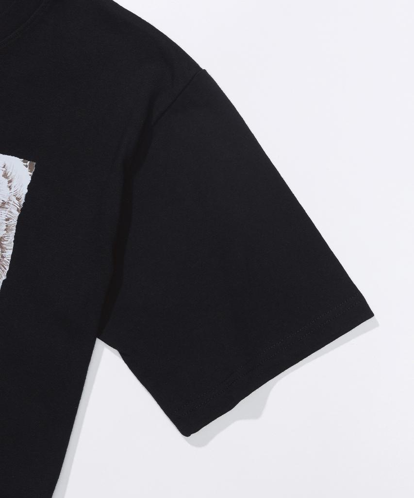 TEDDYISLAND Collage Teddy Short Sleeve Black