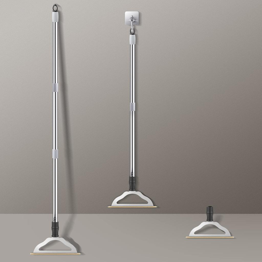 Ковровая щетка с регулируемой длинной многоразовой большой металлической щеткой для удаления шерсти домашних животных. Щетка для удаления шерсти с ковров с низким ворсом, а также с ручкой для собак и кошек.