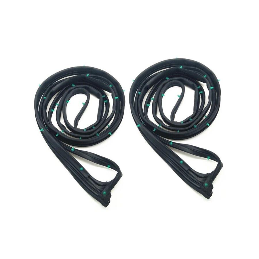 2x Car Front Left Right Replacement Door Rubber Sealstrip For 03-07 Accord Sedan