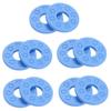 10 Pcs Guitar Rubber Strap Locks Anti Slip PE Pads/Secure and Safe Guitar Strap Locks Compatible Guitar Protect