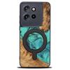 Bewood Unique Case for Motorola Edge 50 Neo - Turquoise with MagSafe
