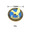 Metal car emblem Eagle totem metal body sticker High-grade alloy eagle car tail emblem