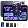 Новый выпуск Android 16 Планшет Android 48 ГБ ОЗУ 128 ГБ до T7280 10000 мАч Высокая емкость Widevine Лицо Gemini и Защитная пленка Идеально для и Видео