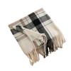 British Style Scarf Women's Winter High  End New Autumn and Winter Thickening Versatile Atmosphere Warm Scarf