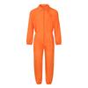 Halloween Prisoner Cosplay Jumpsuit with Manacle Halloween Unisex Children Adult Role Play Outfit Long Sleeves Lapel Zipper Festivals Parties Costume