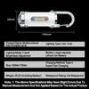 3-в-1 SOS Аварийный Фонарик Водонепроницаемый Брелок-Фонарик 7-уровневый USB LED COB Многофункциональный Аварийный Зарядный Фонарь
