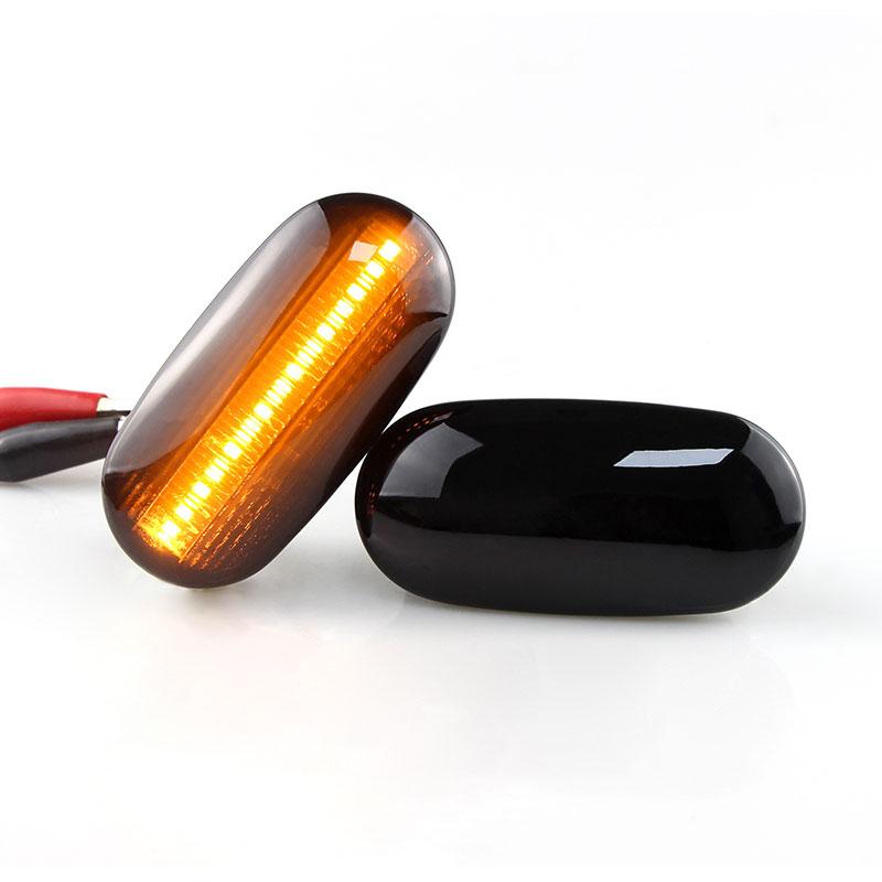 2PCS LED Turn Signal Lamps Side Marker Blinker Lights For Mitsubishi Triton/L200 2005-2015 Pajero Montero Sport Nativa 2008-2016Turn Signal 2
