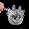 LOOTAAN Crown держатель для кистей для ногтей стеклянная стойка для маникюра акриловая УФ гелевая кисть для рисования подставка для ручек полка для демонстрации инструментов