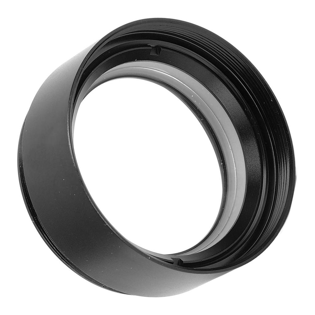 Microscope Auxiliary Objective Lens High Transmittance Anti Blue Stereo Microscope Auxiliary Objective Lens 0.7X Black