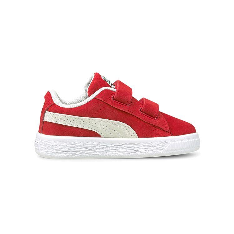 Puma Suede Classic XXI V Детские Высокий Риск Красный Белый 380564-02