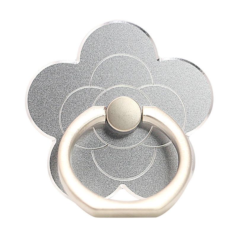 Universal Metal Flower Design Phone Ring Holder Stand