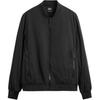 Solid Color Casual Comfortable Long Sleeve Jacket Men Jackets Black 3918400-800