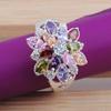 1Pcs Colorful Ring Zirconia Jewelry Women Finger Ring Jewelry