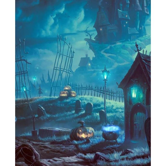 5d Алмазная картина Тыква Алмазная вышивка Животные Стразы ручной работы Домашний декор Подарок на День всех святых Рукоделие Вышивка крестом