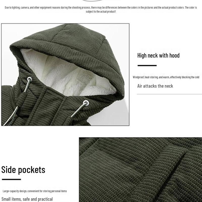 NASA MARVEL Men's Fleece Lined Hooded Jacket