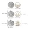 Silicone Mould Rings Sweet Home Hanging Pendant Mould Ornament Mould Cloud House Molds Craft Supplies Home Decorations