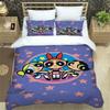 3D Мультяшные комплекты постельного белья P-Powerpuff-Girls изысканный набор постельных принадлежностей пододеяльник набор одеяло комплект постельного белья роскошный подарок на день рождения