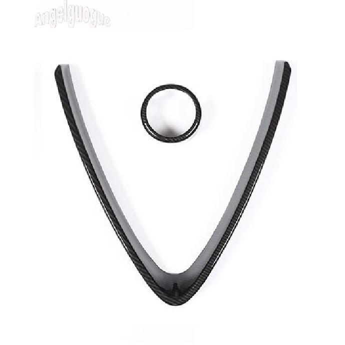 Для Alfa Romeo Giulia красные или карбоновые стильные решетки на голову автомобиля, V-образная рамка, декоративная отделка, наклейка с логотипом, Стайлинг