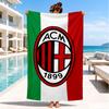 Ac Milan  Beach Towel, Quick-drying, Easy to Care for, Suitable for Both Fitness and Beach Vacations,Sports Essential
