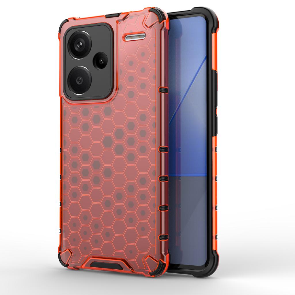 For Xiaomi Redmi Note 13 Pro+ 5G Case PC+TPU Phone Cover Honeycomb Design