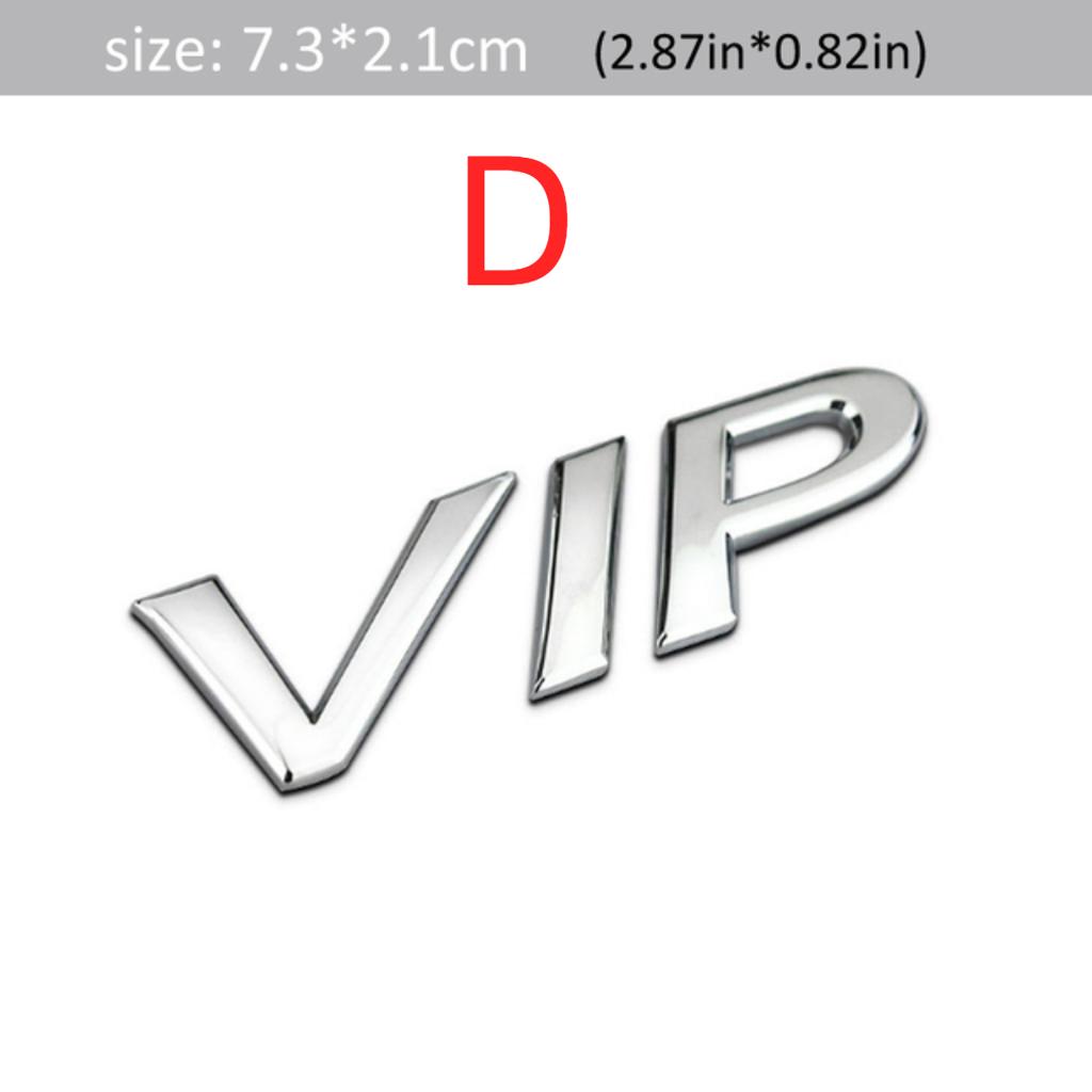 Car Styling 3D Metal Sticker VIP Emblem Decals for L/and Rover R/ange Rover Evoque RR EVQ Defender SV SVR Velar Accessories