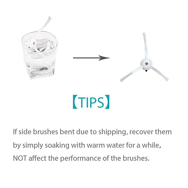 Подходит для пылесоса Rockrobo V1/ Roborock S5 Max E3 S4 S5 S50 S6 Xiaomi 1S/ SDJQR01RR, SDJQR02RR Аксессуары Основная Боковая Щетка Фильтр