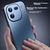 IQOO12 Phone Case, IQOO12 AG Frosted Lens Full Protection, Real Machine Solid Color, Light Luxury, Vivo Shockproof Anti-Fingerprint,n, Graphite Black