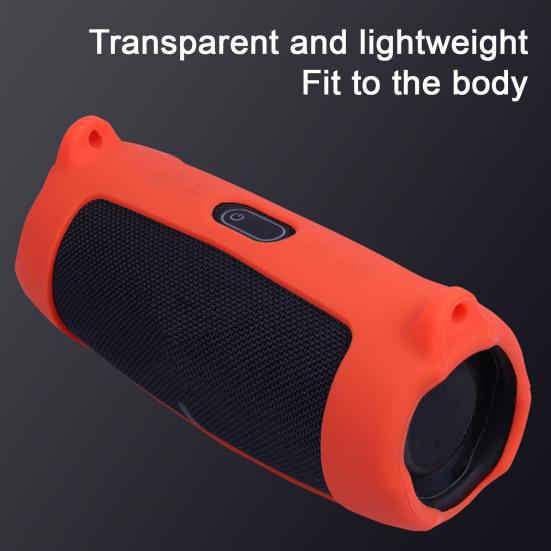 Защитный чехол для динамика Bluetooth с плечевым ремнем, устойчивый к царапинам, простой в установке силиконовый чехол для JBL Charge 5