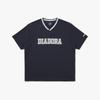 Diadora Ситцевая рубашка с коротким рукавом, цвет Пистолетно-синий