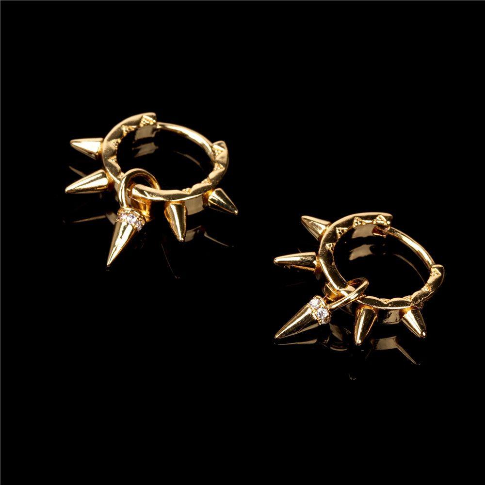 Серьги с шипами-заклепками Ювелирные аксессуары Серьги-гвоздики Серьги-заклепки Серьги-крючки Серьги-подвески