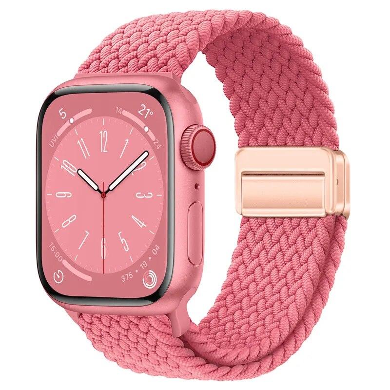 Нейлоновый ремешок для Apple Watch 44 мм, 45 мм, 49 мм, 42 мм, 38 мм, 40 мм, 41 мм, ремешок для часов, браслет для iWatch Series Ultra 9, 8, 7, 6, 5, 4 SE, 3 ремешка