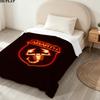 Abarth Print Flannel Blanket, High quality Comfortable for All Seasons, Home Decor, Warmth and Comfort, Perfect for Christmas Gifts