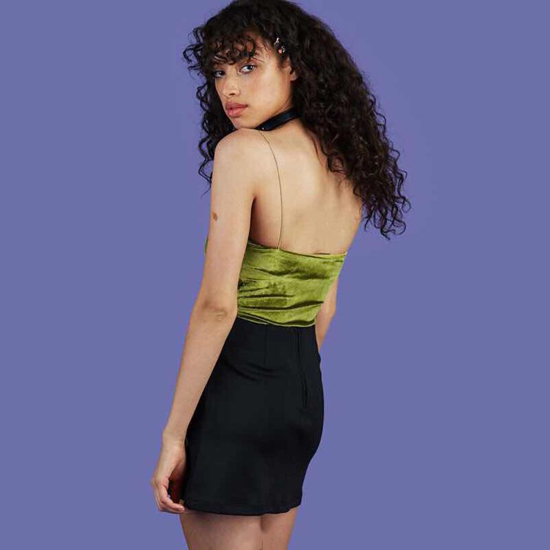 Модный сексуальный топ на бретельках, бархатный короткий укороченный топ, 7 цветов, сексуальный топ без рукавов, бюстье, короткий жилет, футболки