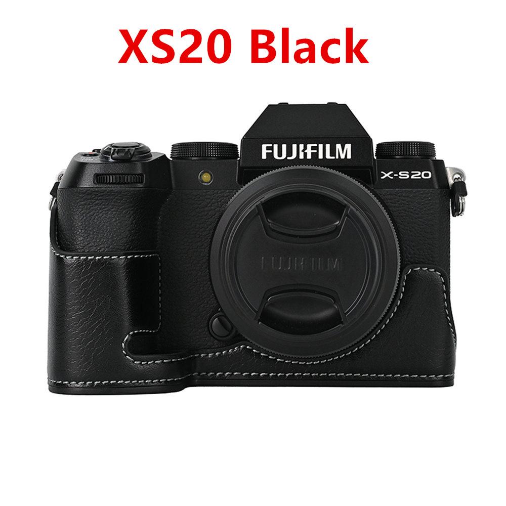 PU Leather Camera Half Case for Fujifilm Fuji XT50 XT30 XT30II XT20 XT10 XT5 XS10 XS20 XH2 XH2S X100V Battery Opening Cover