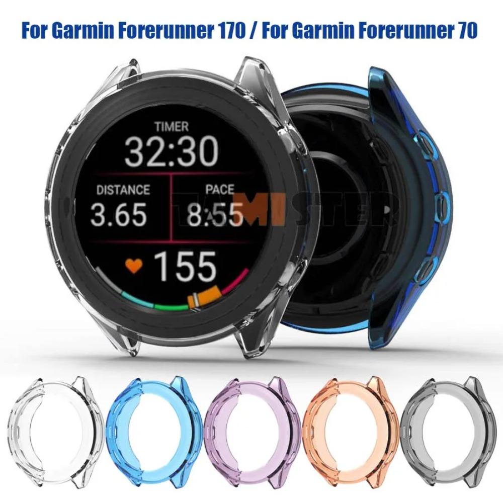 Soft TPU Case Cover For Garmin Forerunner 170 Bumper Protective Shell Frame For Garmin Forerunner 70 Protector Smart Accessories