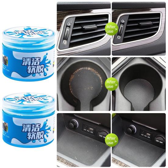Чистый клей, многоразовый эластичный, экологически чистый ароматизированный инструмент, гель для очистки слизи для автомобильного вентиляционного отверстия