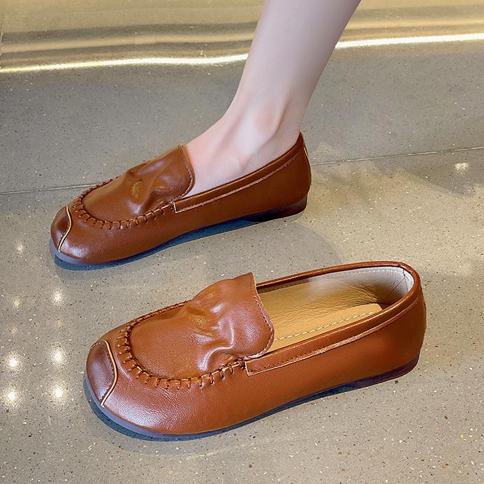 Модные женские туфли-бобы на одной ножке, уличная повседневная женская обувь больших размеров, обувь на мягкой подошве для беременных